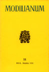 Modilianum 11